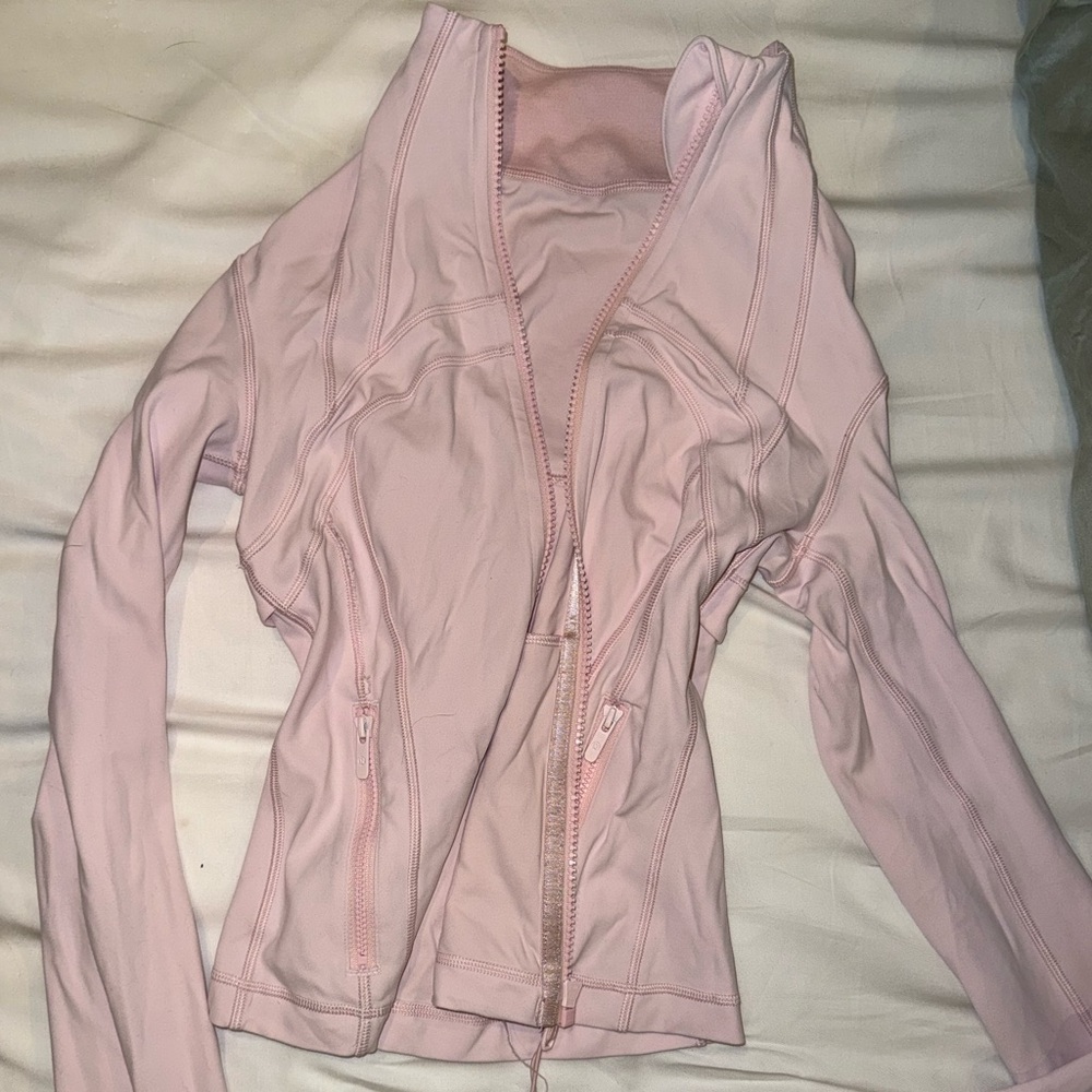 Lululemon Strawberry Milkshake Define Cropped Zip Up - Picture 5 of 8